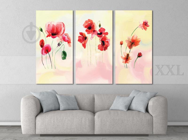 Модульна картина Poster-land Абстракція Маки Art-227_XXL
