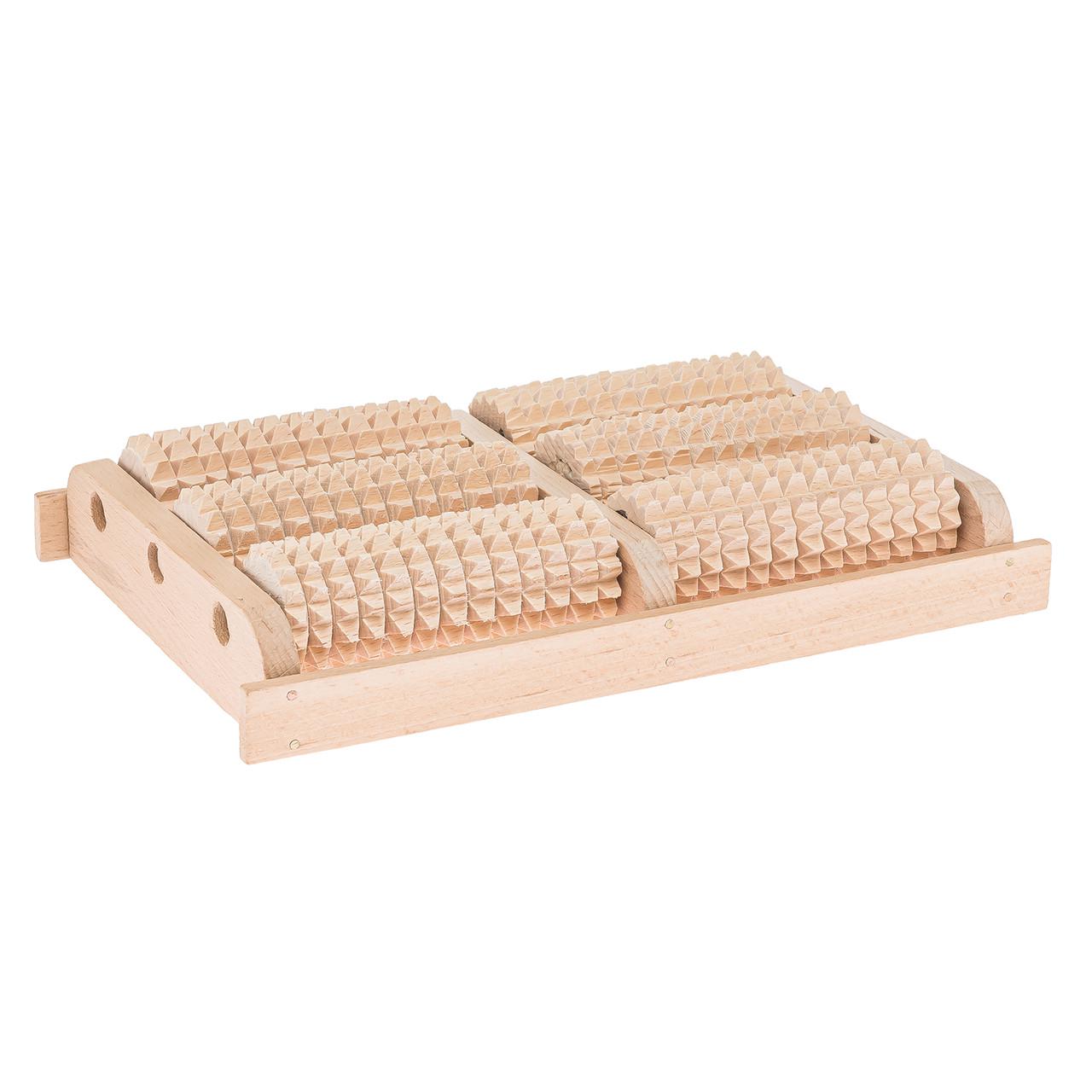 Масажер для ніг зубчастий Праймед 25х19х5, 5 см на 6 роликів (1923483510) - фото 4 Масажер для ніг зубчастий Праймед 25х19х5, 5 см на 6 роликів (1923483510) - фото 4