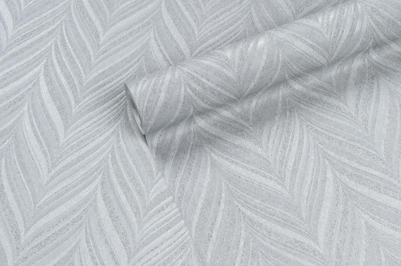 Обои флизелиновые LS Vinil Ariya ТФШ 5-1438 винил горячего тиснения 1,06х10,05 м Серый