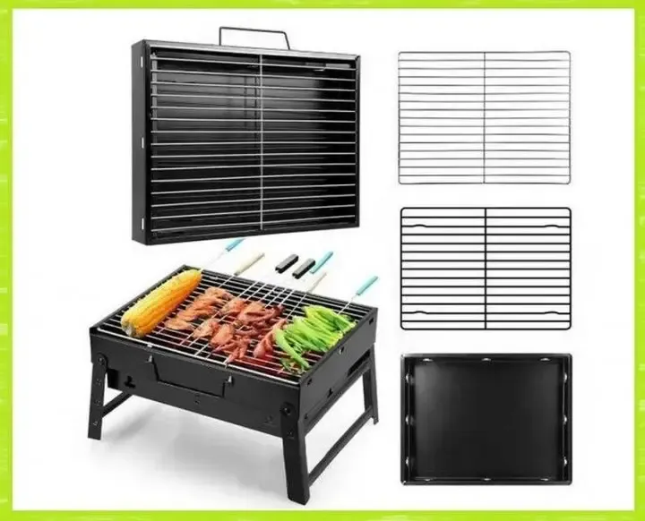 Гриль портативный барбекю TL-372 BBQ Grill Portable складной переносной - фото 2