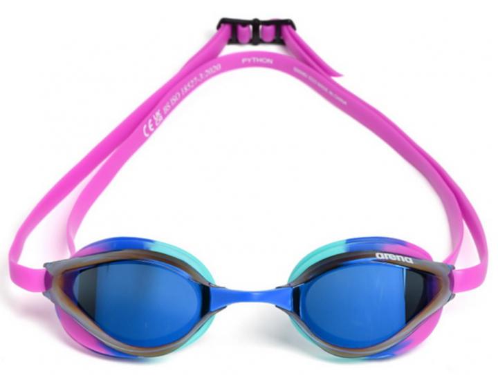 Окуляри для плавання Arena PYTHON MIRROR OSFM Рожевий (1E763-121) - фото 2 Окуляри для плавання Arena PYTHON MIRROR OSFM Рожевий (1E763-121) - фото 2