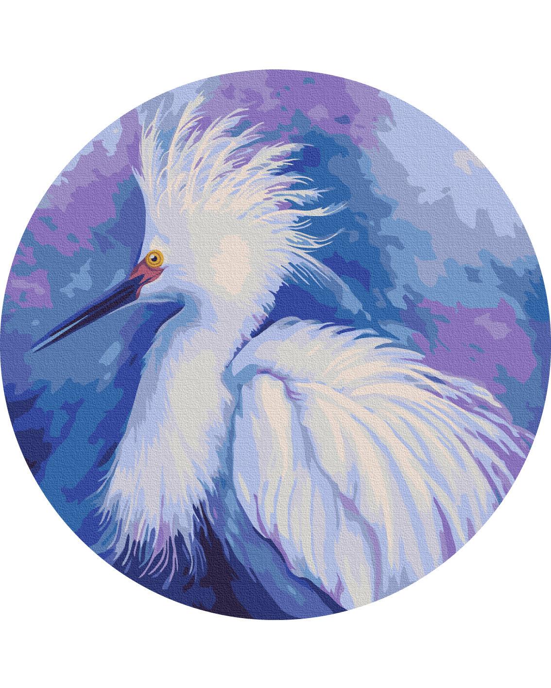 Картина по номерам Brushme Цапля 30 см 30x30 см (RC00077M)