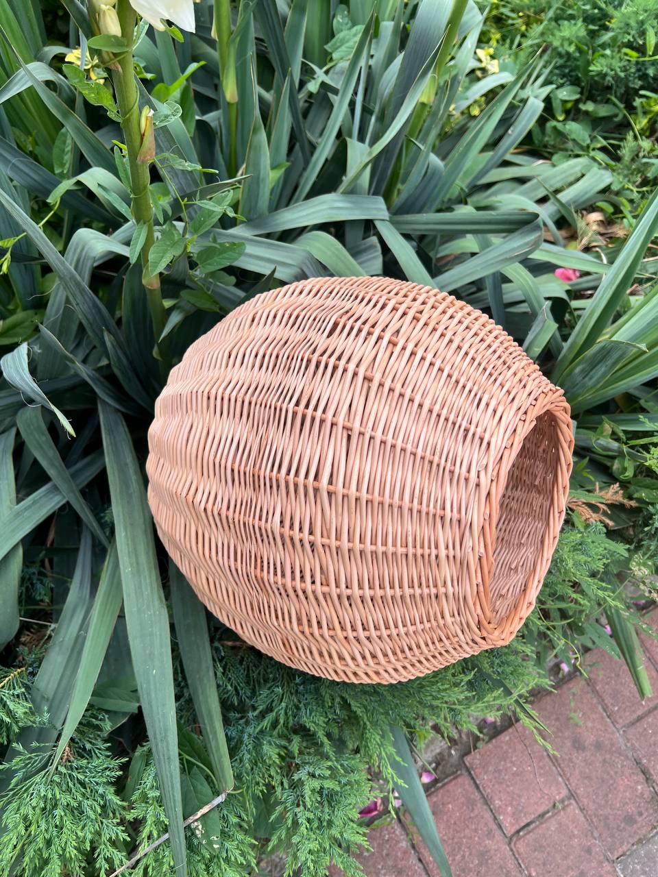 Абажур плетеный из лозы 30х30 см (27271830) - фото 6