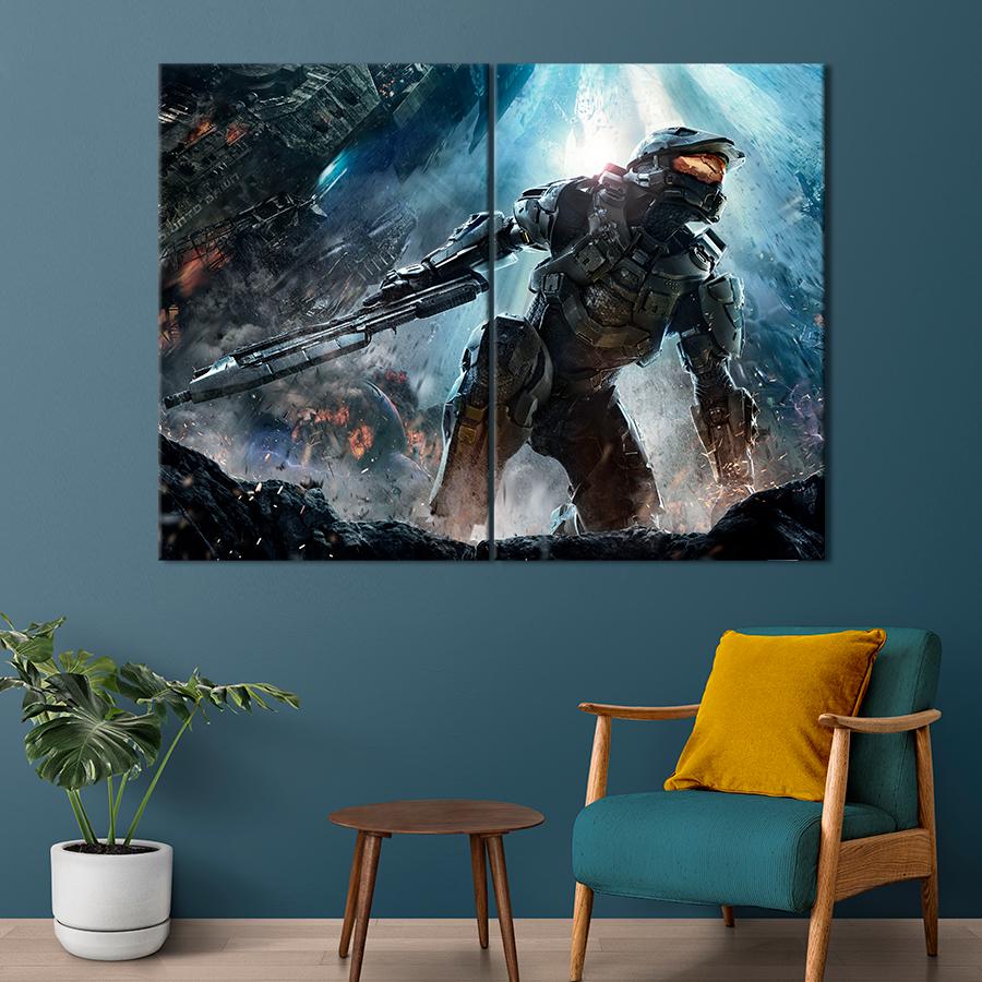 Настенний декор Космическая игра Halo 4 165x122 см (A153-2)