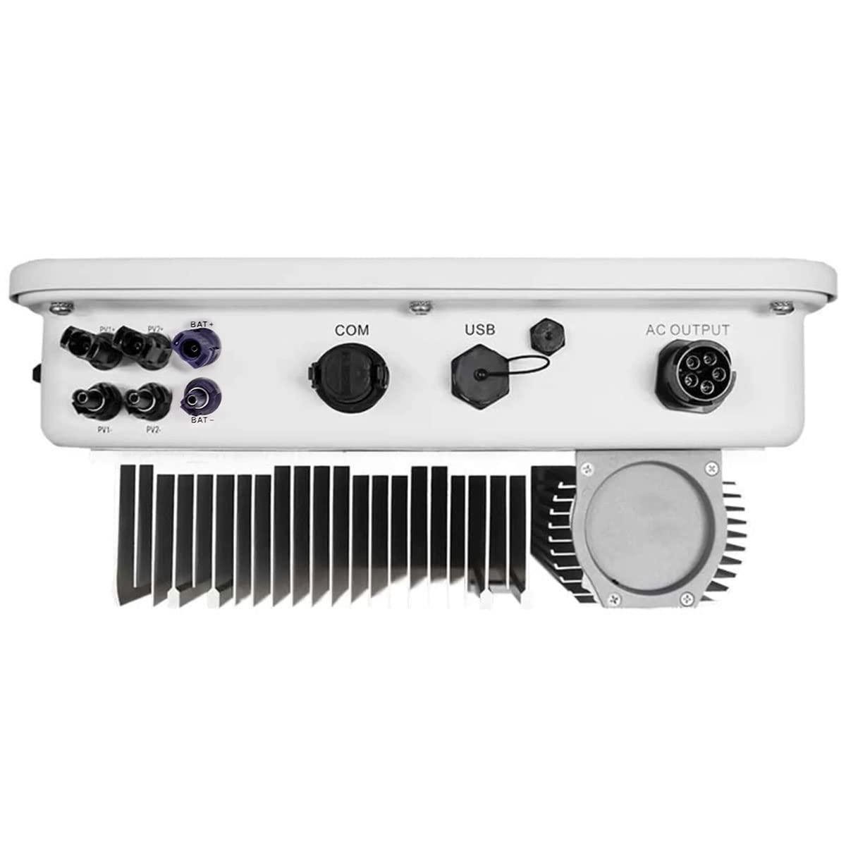 Інвертор сонячний гібридний Growatt 5 до Вт BACK UP три фази сумісний з акумуляторами ARK пасивне охолодження 12,5 кг (601796) - фото 2 Інвертор сонячний гібридний Growatt 5 до Вт BACK UP три фази сумісний з акумуляторами ARK пасивне охолодження 12,5 кг (601796) - фото 2