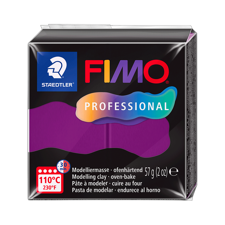 Глина полимерная Fimo Professional 57 г Фиолетовый (8040-61)