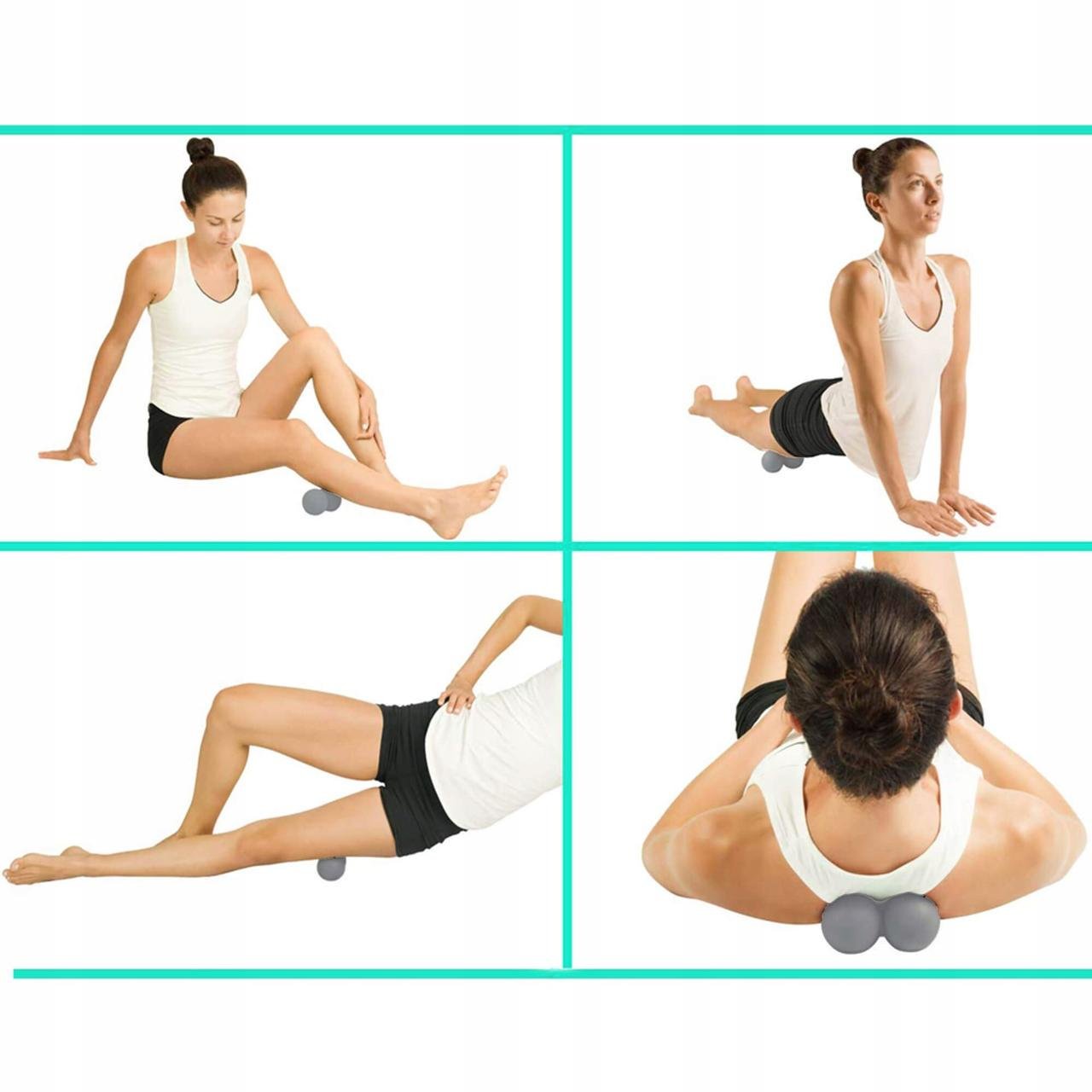 Массажный мяч двойной Springos FA0052 Lacrosse Double Ball 6,5x13 см - фото 2 Массажный мяч двойной Springos FA0052 Lacrosse Double Ball 6,5x13 см - фото 2