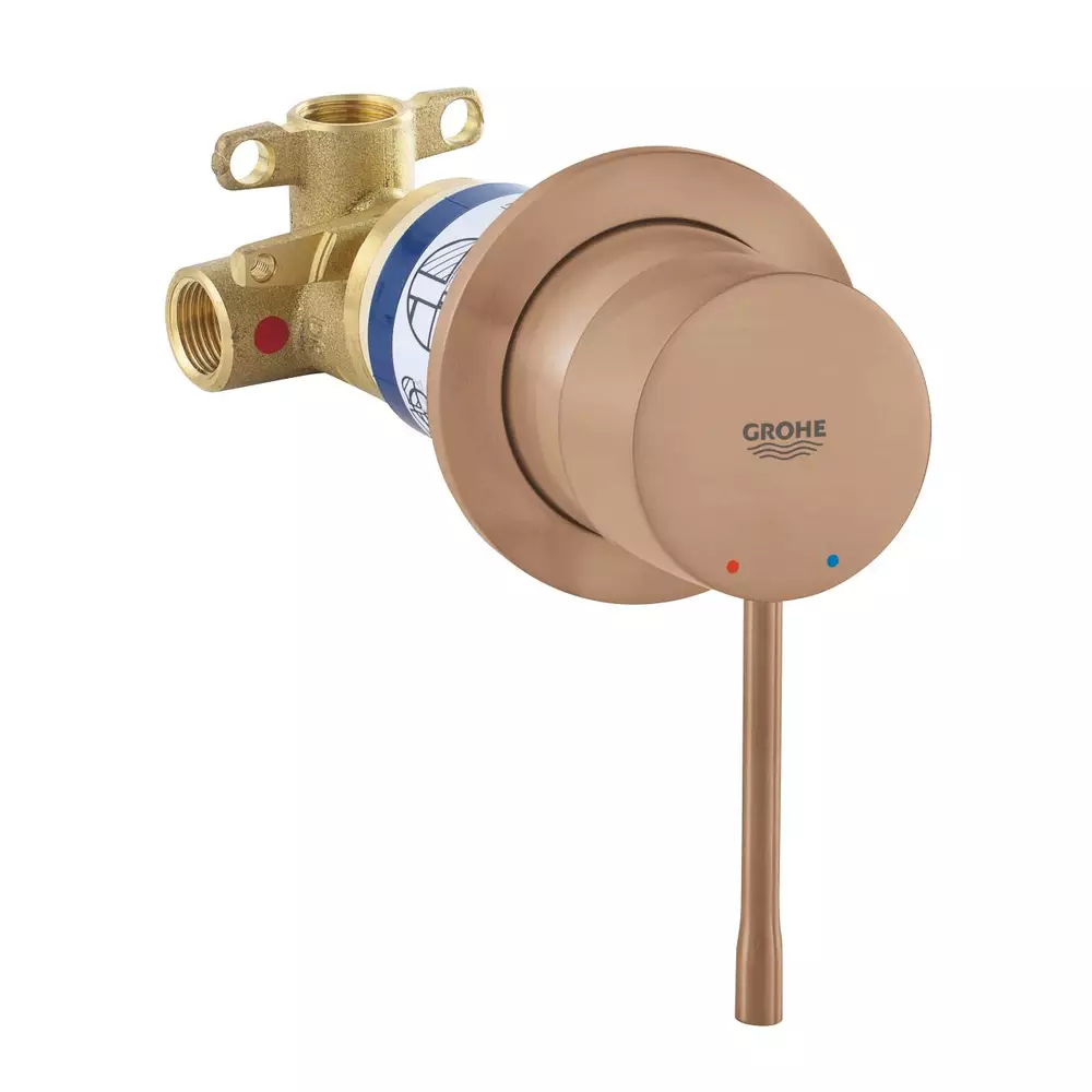 Смеситель скрытого монтажа для душа Grohe Essence 29197DL0 Теплый закат Брашированное розовое золото (578043)
