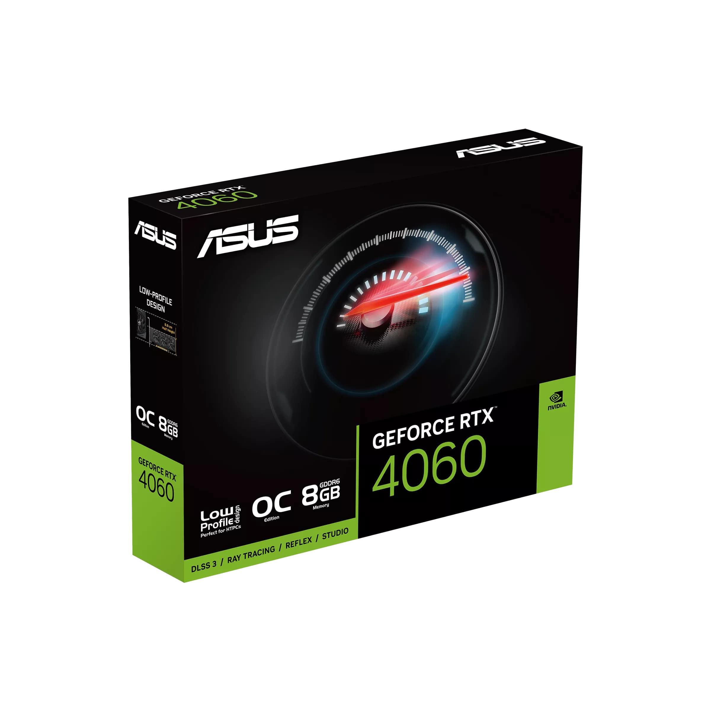 Відеокарта Asus GeForce RTX 4060 8GB GDDR6 OC low profile RTX4060-O8G-LP-BRK (ERC-90YV0JL0-M0NA00) - фото 7