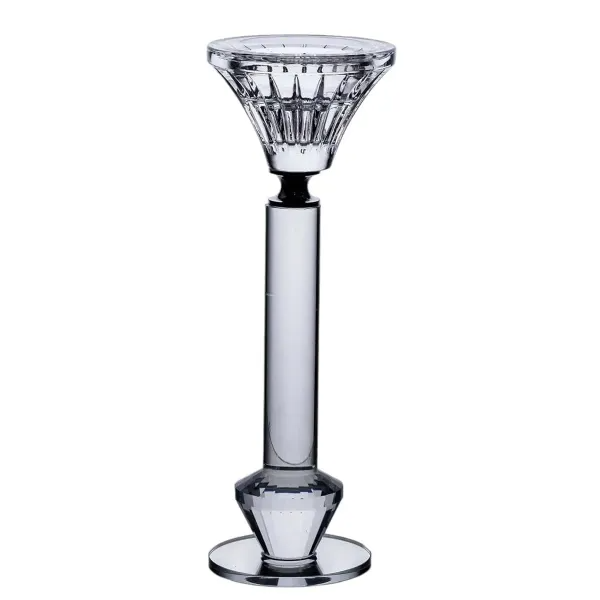 Подсвечник стеклянный Crystal lotus декоративный 19,5 см Прозрачный