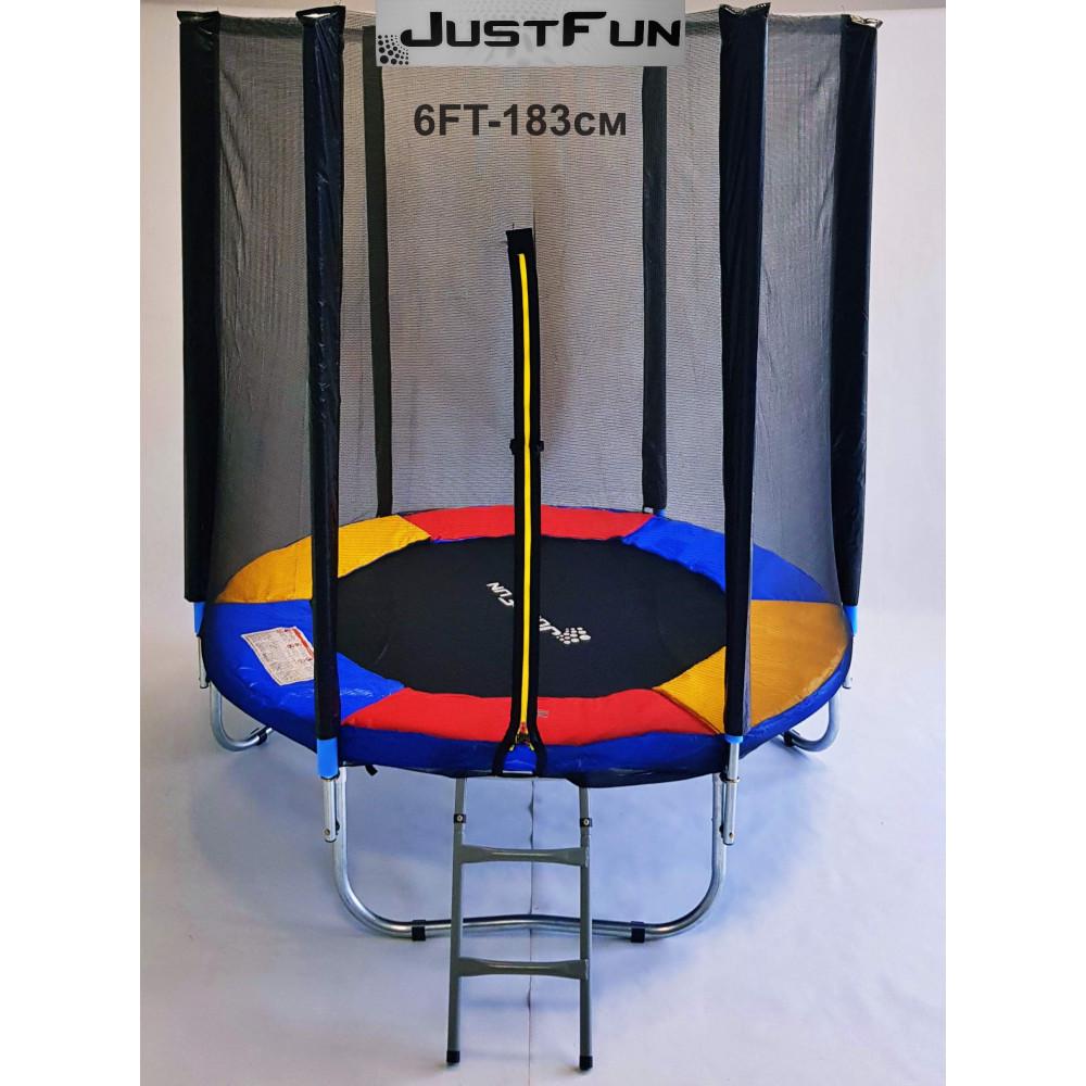 Батут Just Fun наружная сетка 183 см Multi - фото 5 Батут Just Fun наружная сетка 183 см Multi - фото 5