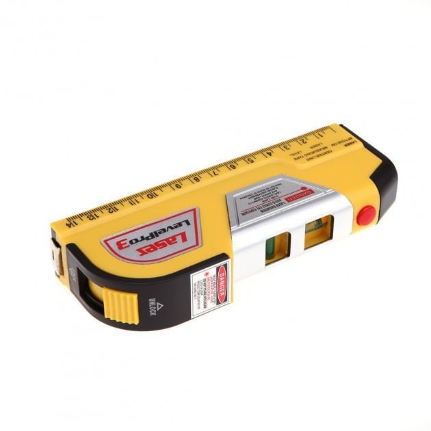 Лазерный уровень Easy Fix Laser Level Pro 3 со встроенной рулеткой (3520) - фото 2