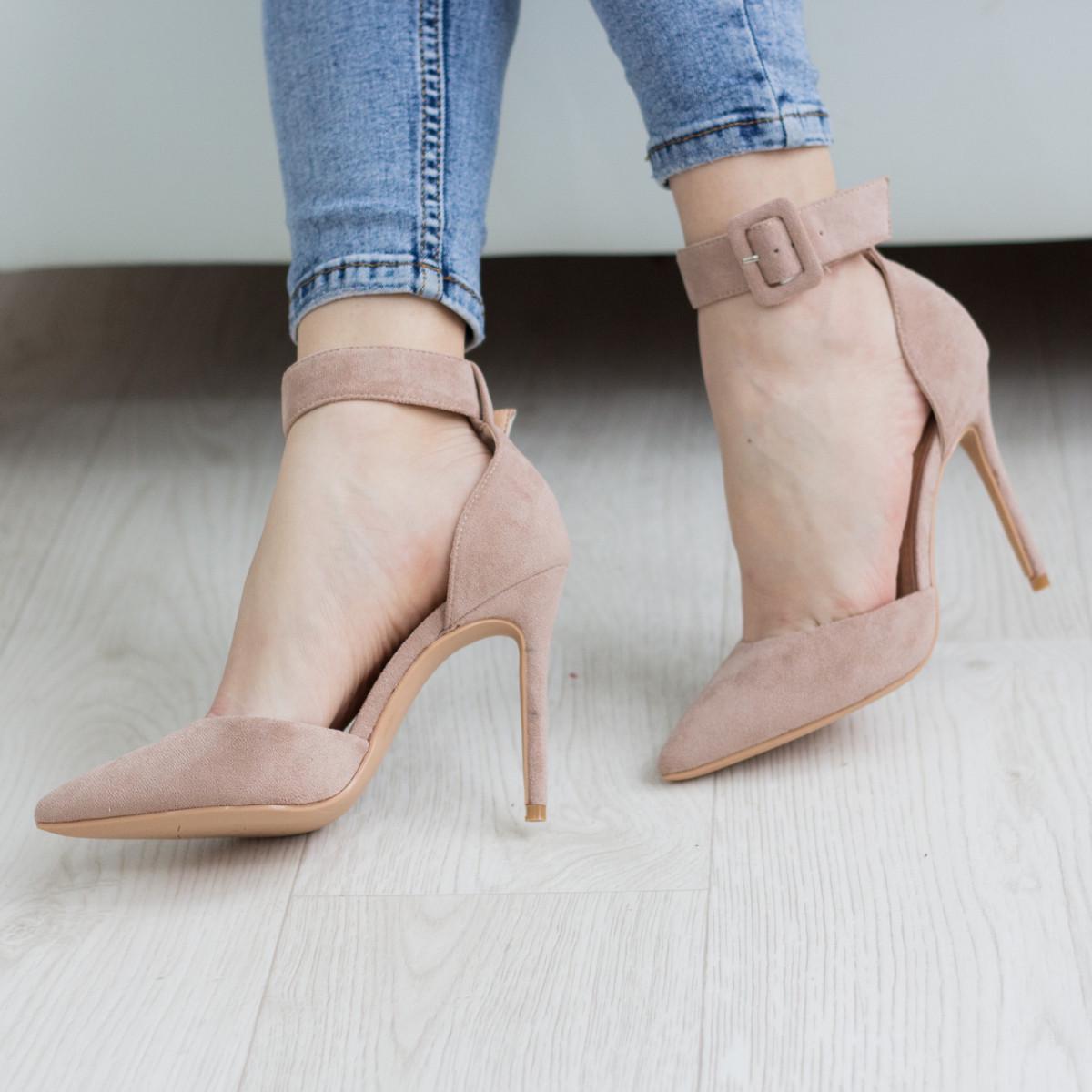 Туфли женские Fashion р. 40 25,5 см Бежевый (2704)