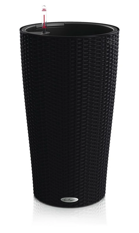 Вазон Lechuza CILINDRO Cottage 23 Черный (A-017965)