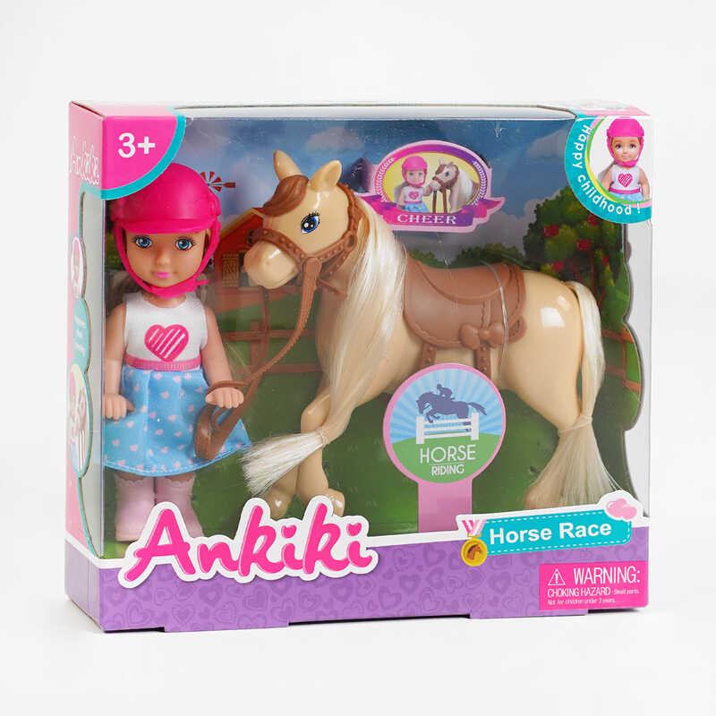 Кукла Ankiki с лошадью 12 см (88018)