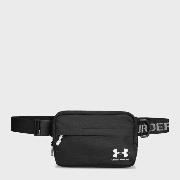 Спортивна сумка на пояс Under Armour Loudon Waist Bag Xbody 2L 20х13х5 см Чорний (1378418-001)