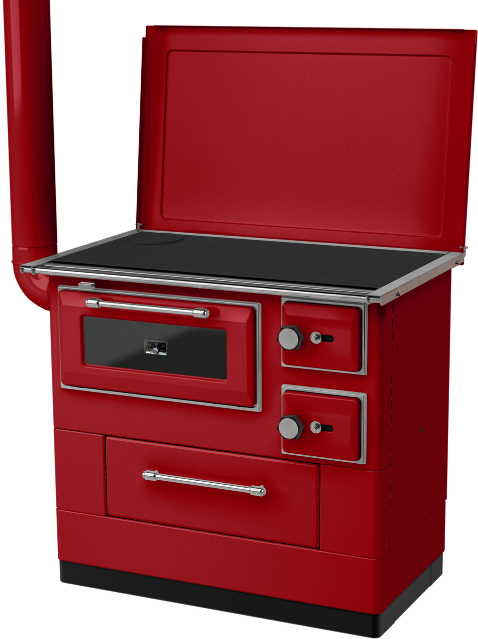 Піч-плита кухонна з конфоркою та духовкою MBS 10 New Line L 11 кВт Червоний (CNT00007555)