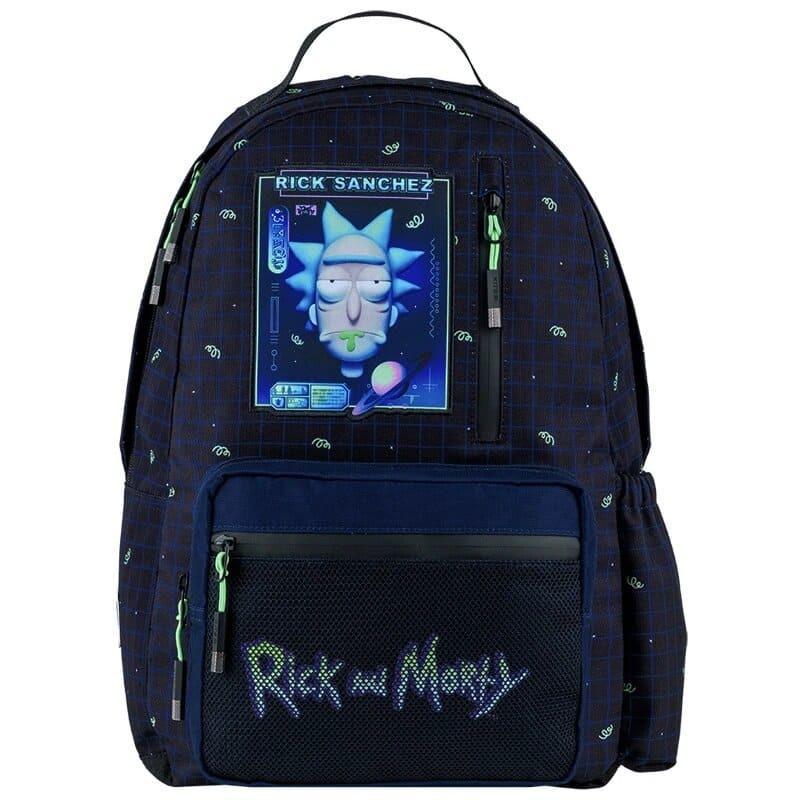 Школьный рюкзак подростковый KITE Education RM24-949L teens Rick and Morty 18,5 л Синий - фото 1