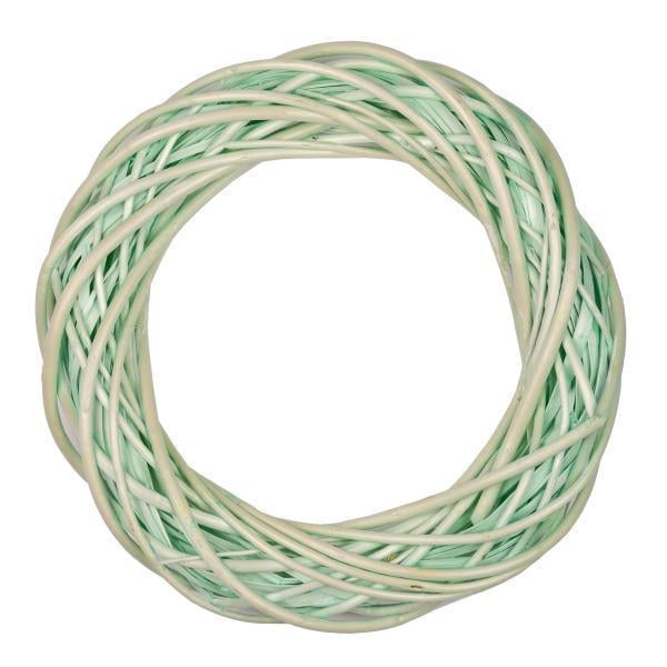 Венок Yes! Fun ротанговый 25 см Светло-зеленый (974235)