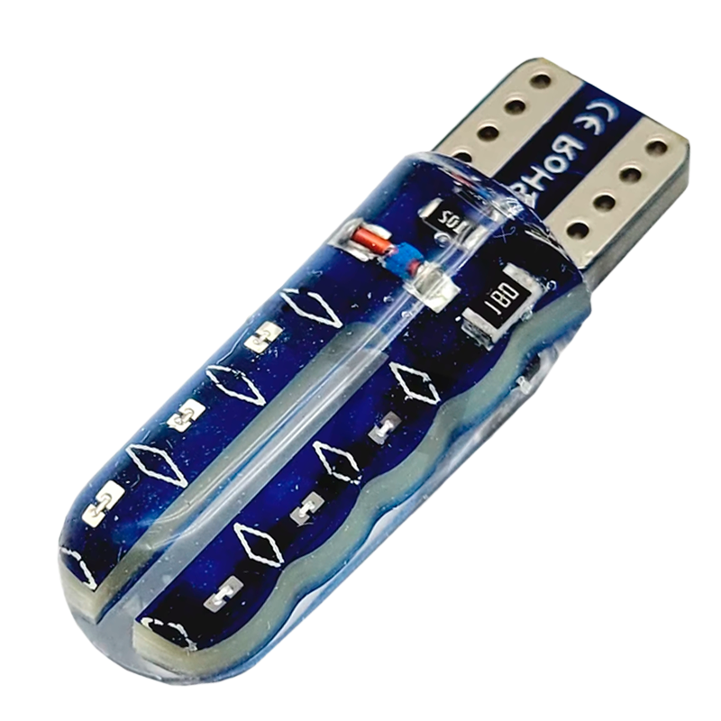 Автомобільна лампа світлодіодна T10 COB 12 SMD 12В миготить білим (2511896908)