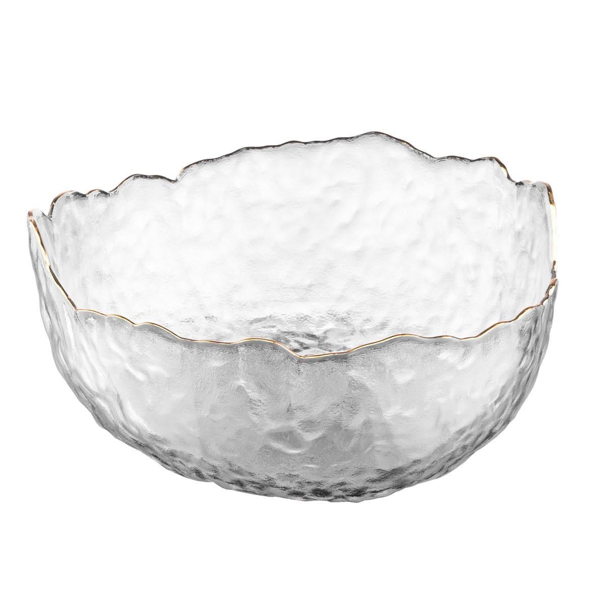 Салатник стеклянный Ardesto Bell 16,5 см Белый (AR5002)