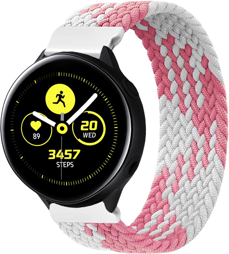Ремешок Solo Loop Multi для Galaxy Watch Active (145 мм) Pink/White (26286-52)