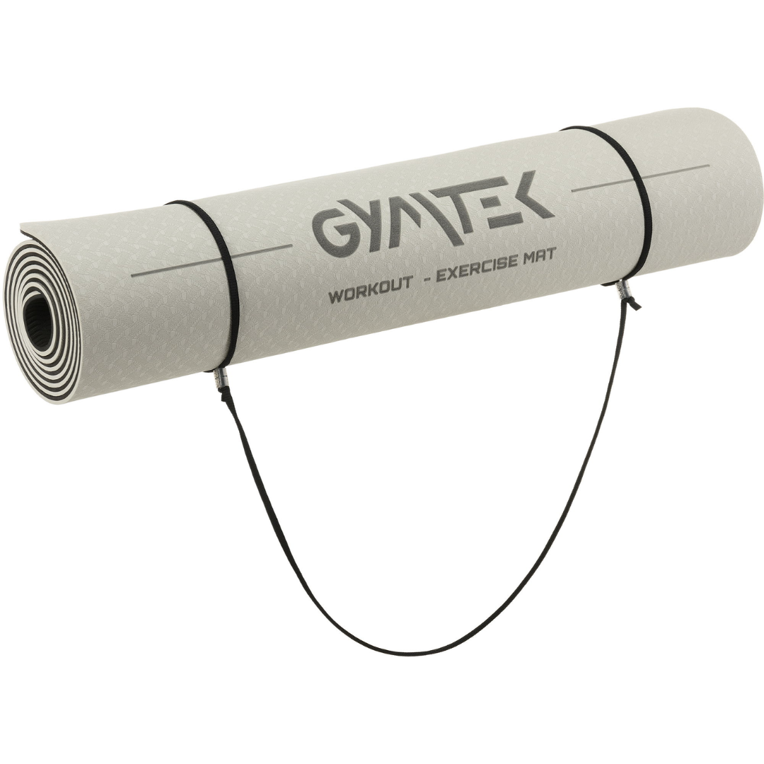 Килимок для фітнесу та йоги Gymtek ТРЕ 0,6 см Сіро-чорний - фото 5 Килимок для фітнесу та йоги Gymtek ТРЕ 0,6 см Сіро-чорний - фото 5