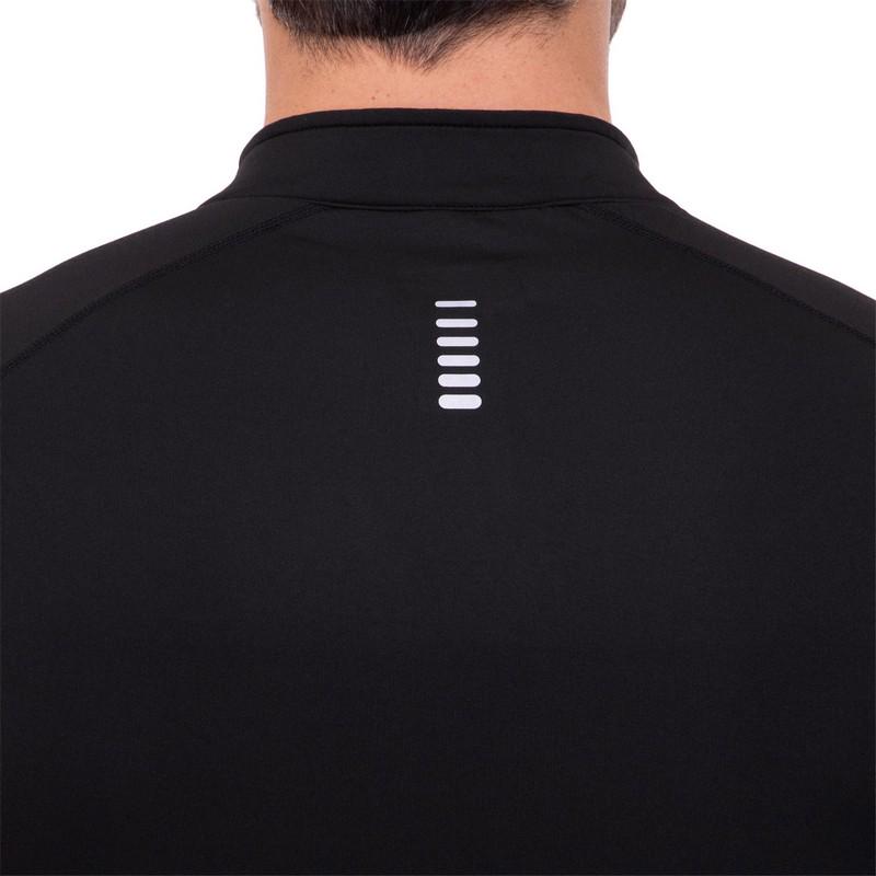 Футболка компрессионная мужская LIDONG UA-505 с длинным рукавом S 150-160 см Черный - фото 6