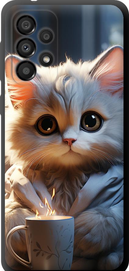 Чехол на Samsung Galaxy A33 5G A336B White cat (5646b-2584-42517)