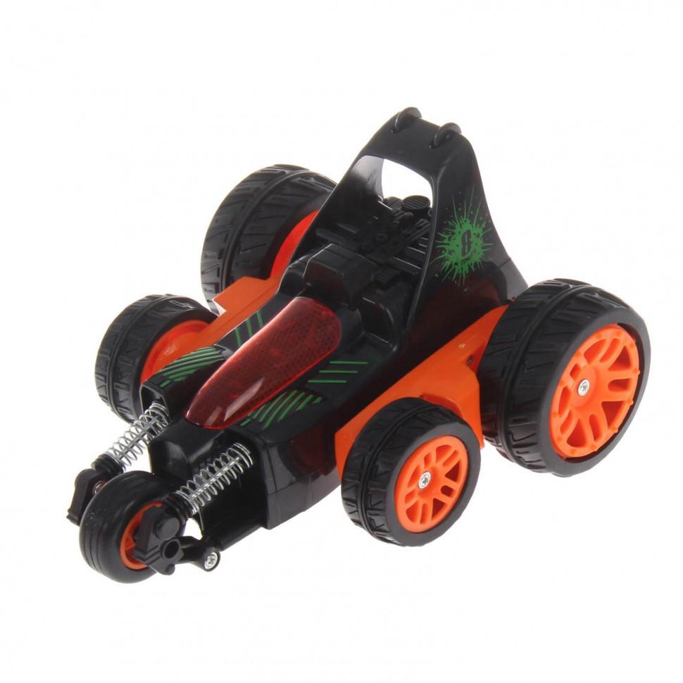 Радиоуправляемая игрушка SUNROZ F322 Super Stunt Car детский трюковый внедорожник Черный (SUN3134)