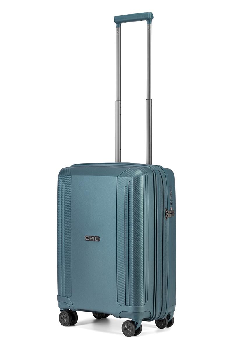 Валіза-ручна поклажа Epic Anthem EAM403-27 з розширенням 55х40х20 см 2,4 кг 40/45 л Бірюзова Аква (31841891)
