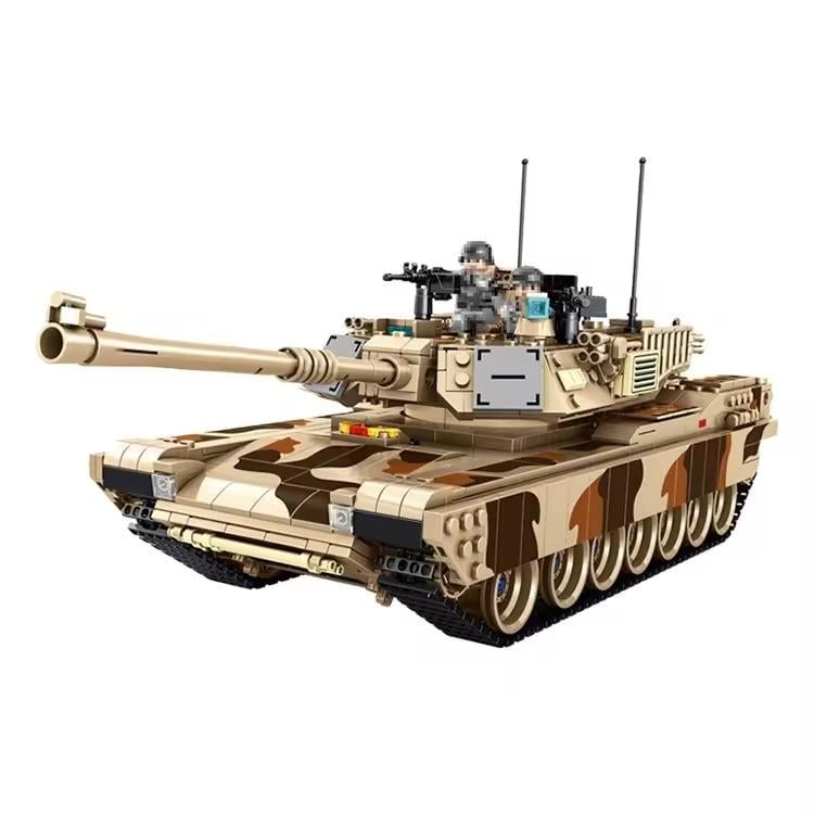 Конструктор дитячий Танк військовий Abrams M1A2 1630 деталей (2402604492)