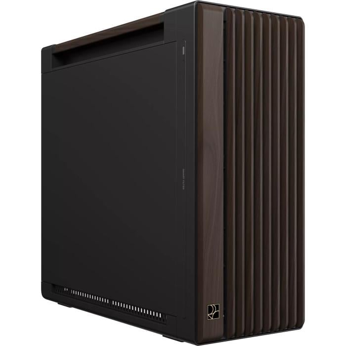 Корпус для ПК Asus ProArt PA602 Mid Tower no PSU E-ATX Wood Edition Metal Panel Black (90DC00J0-B09040)