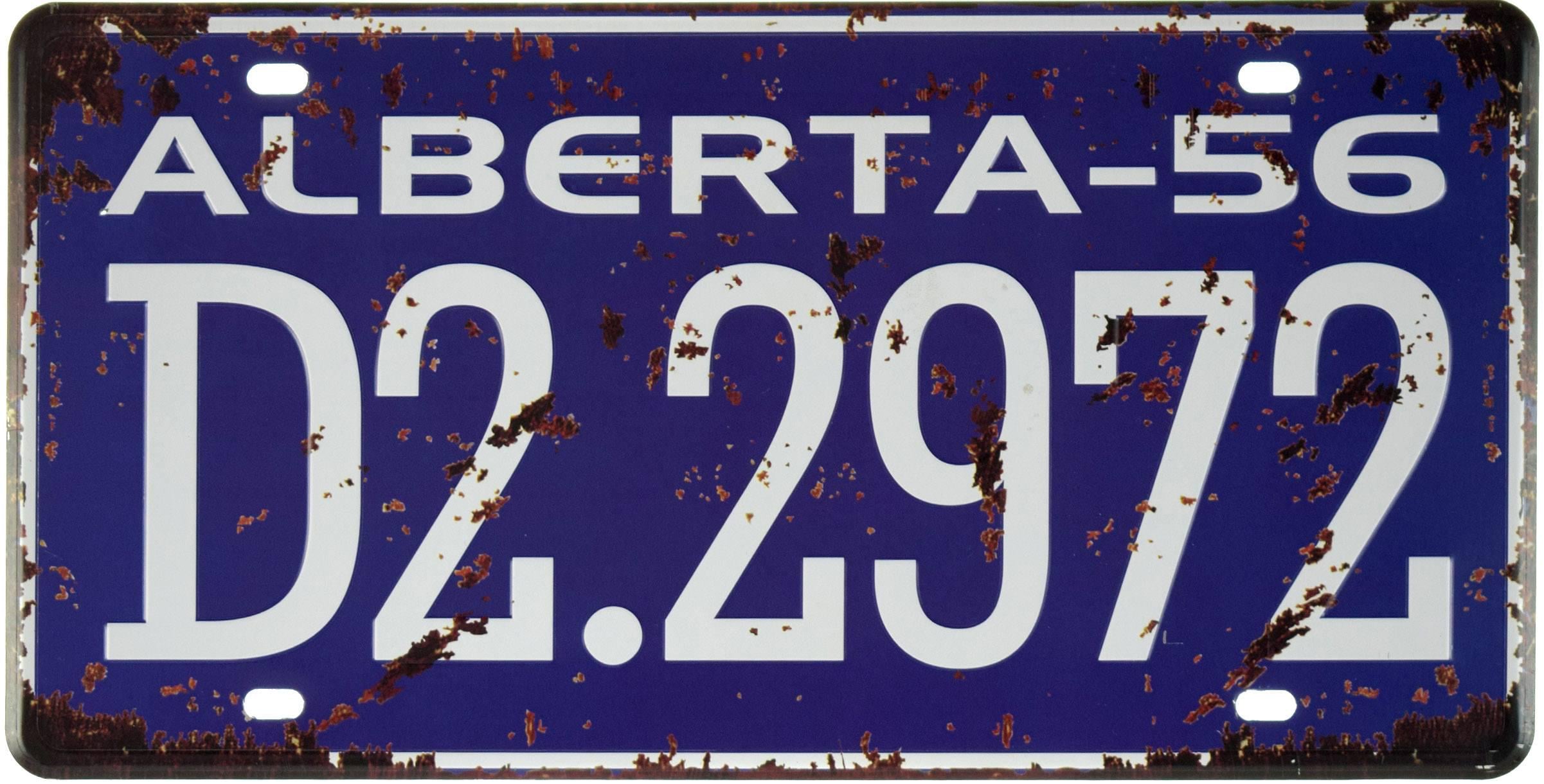 Табличка металлическая Альберта/Alberta D22972 15x30 см