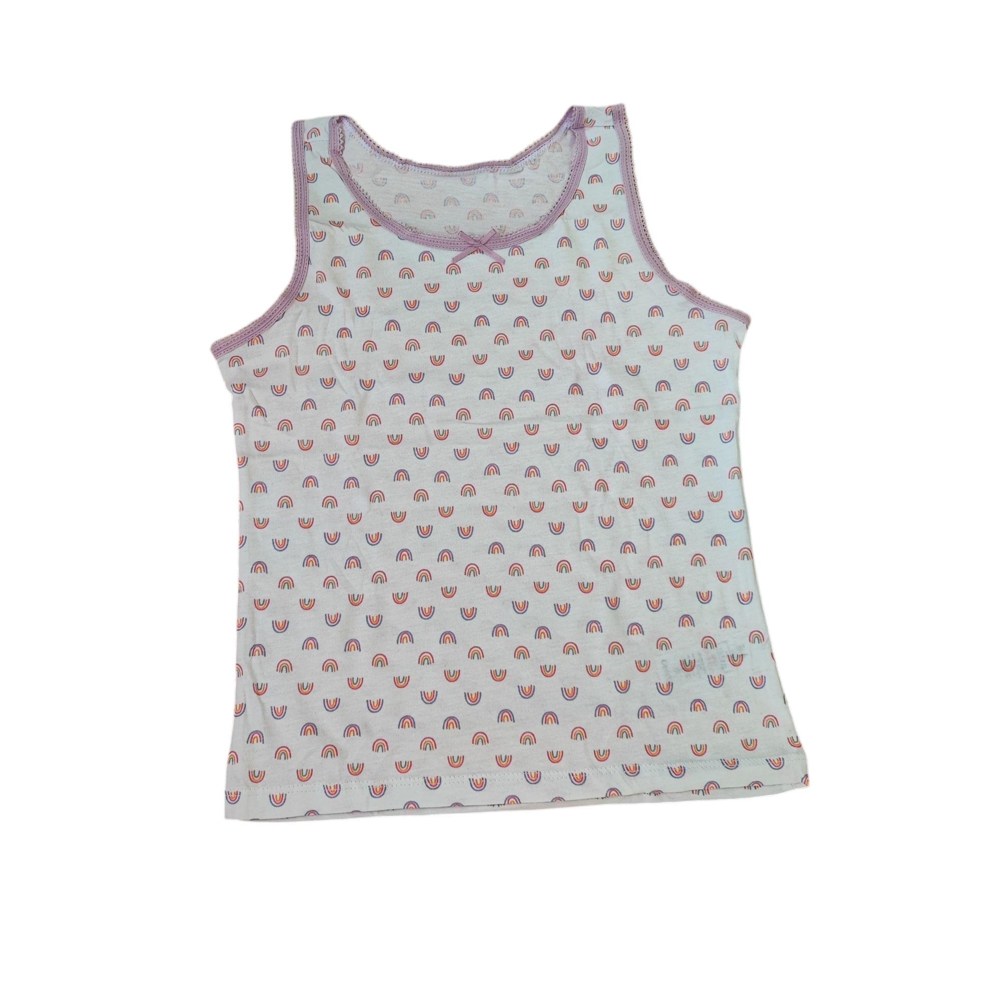 Майка дитяча для дівчинки George 110-116 см Білий (250329069B)