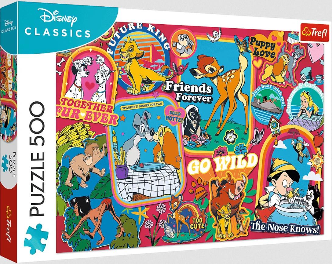 Пазл Trefl Дисней сквозь годы 500 эл.