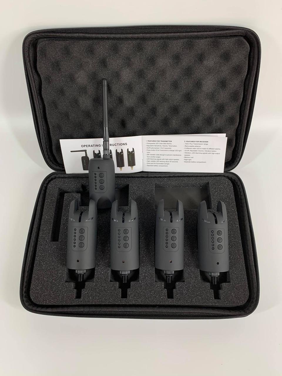 Карповые сигнализаторы поклевки Lixada набор 4/1 (AC7)