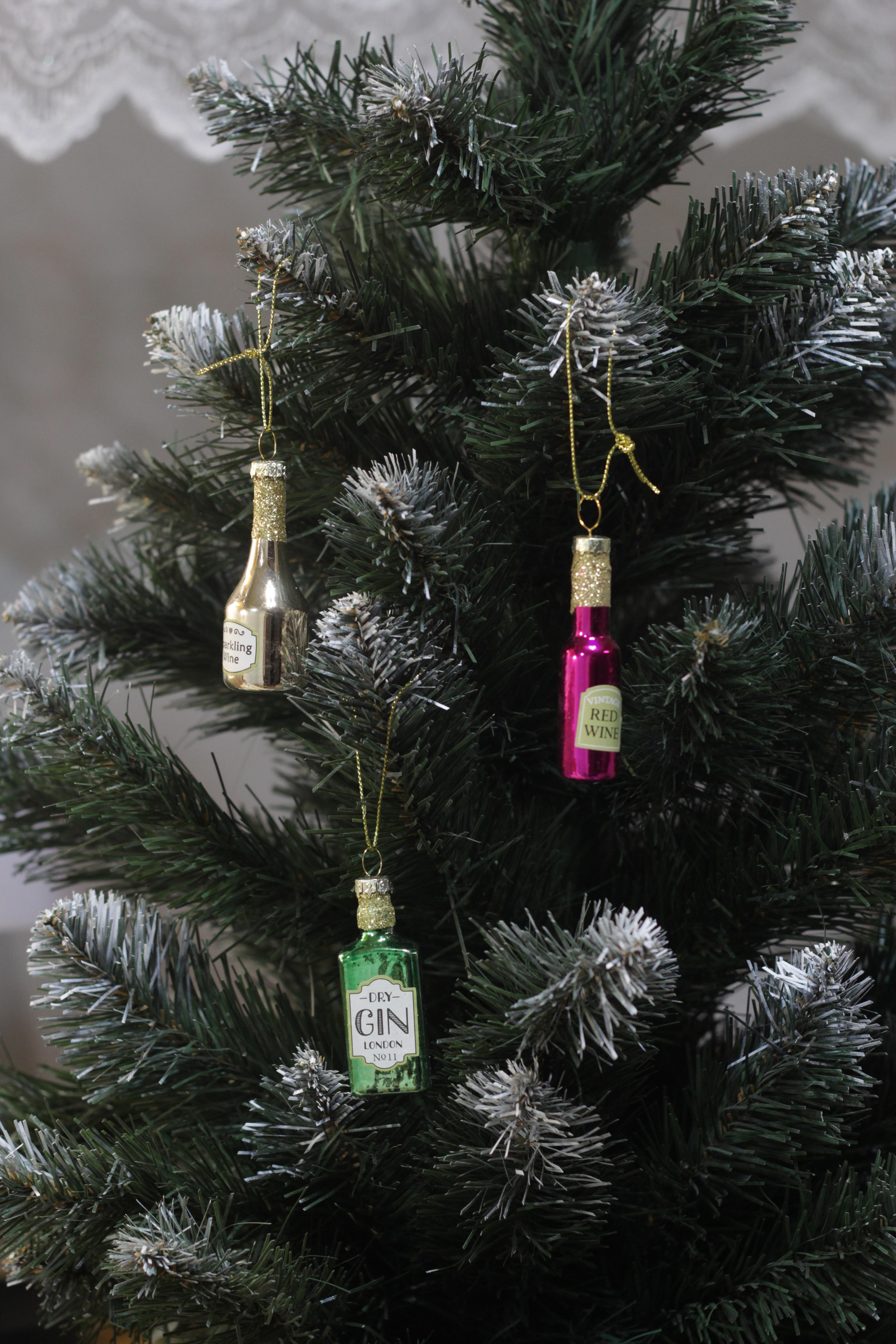 Елочные Игрушки Бутылки 3 шт. (000019)