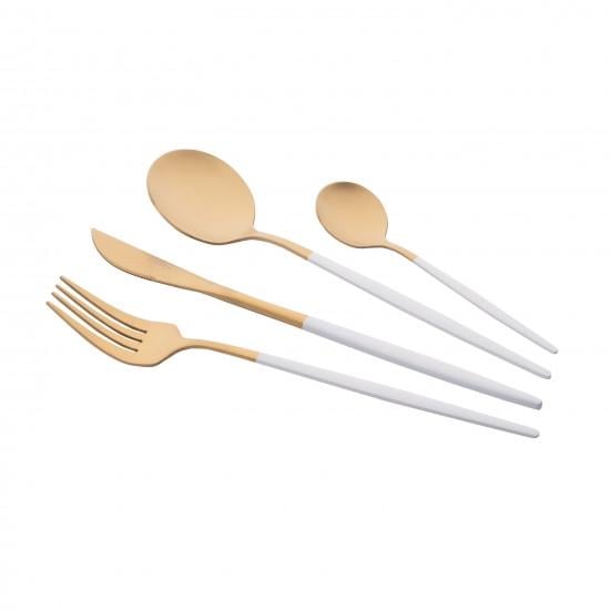 Набор столовых приборов Ardesto Gemini Lecco нержавеющая сталь 4 шт. (AR0704LW)