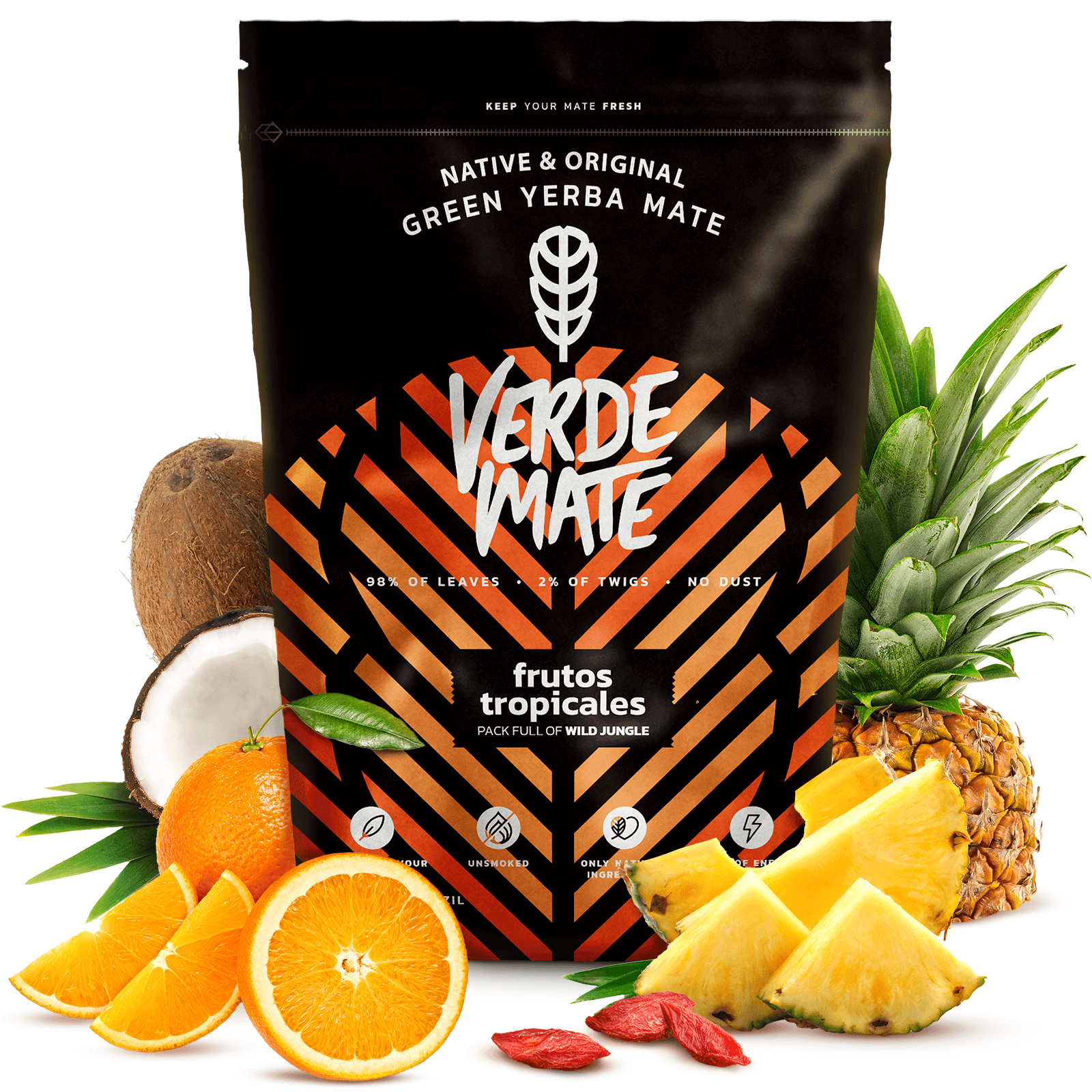 Чай Йерба мате Yerba Verde Mate Green Frutos Tropicales 500 г