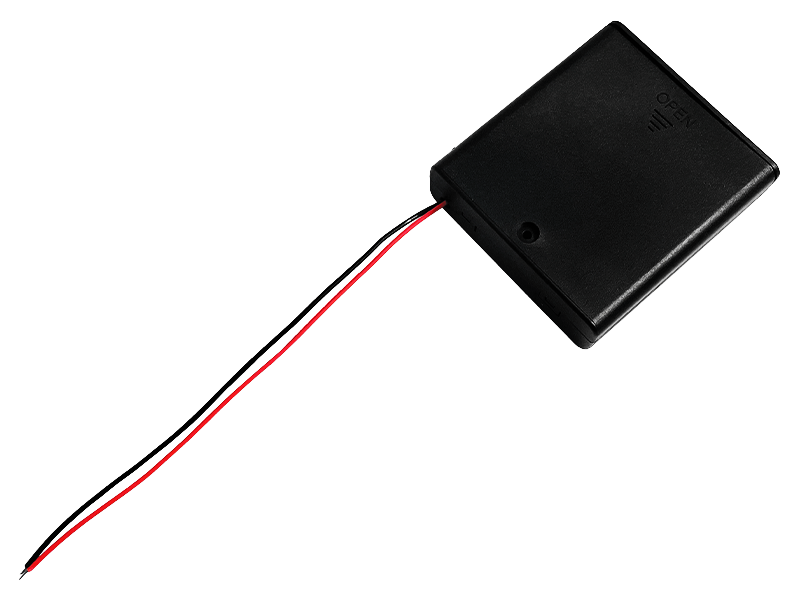 Отсек батарейный TCOM 4 x АА с крышкой и переключателем ON-OFF с проводами (1-0976) - фото 3 Отсек батарейный TCOM 4 x АА с крышкой и переключателем ON-OFF с проводами (1-0976) - фото 3