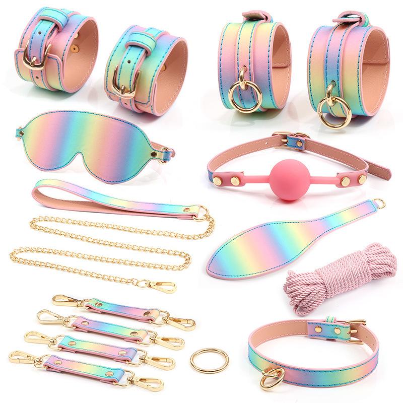 Набор аксессуаров для BDSM Macaron Bondage Kit 8 пр. (31013787)