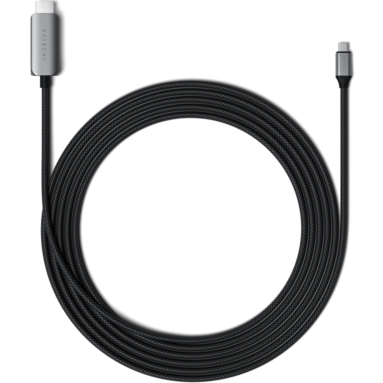 Кабель для синхронізації даних HDMI Satechi USB-C to HDMI 2,1 8K 1,8 м Space Gray (ST-YH8KCM)