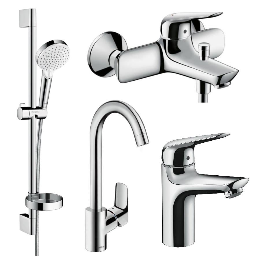 Набор смесителей для ванны Hansgrohe NOVUS 1242019 Хром (78075)