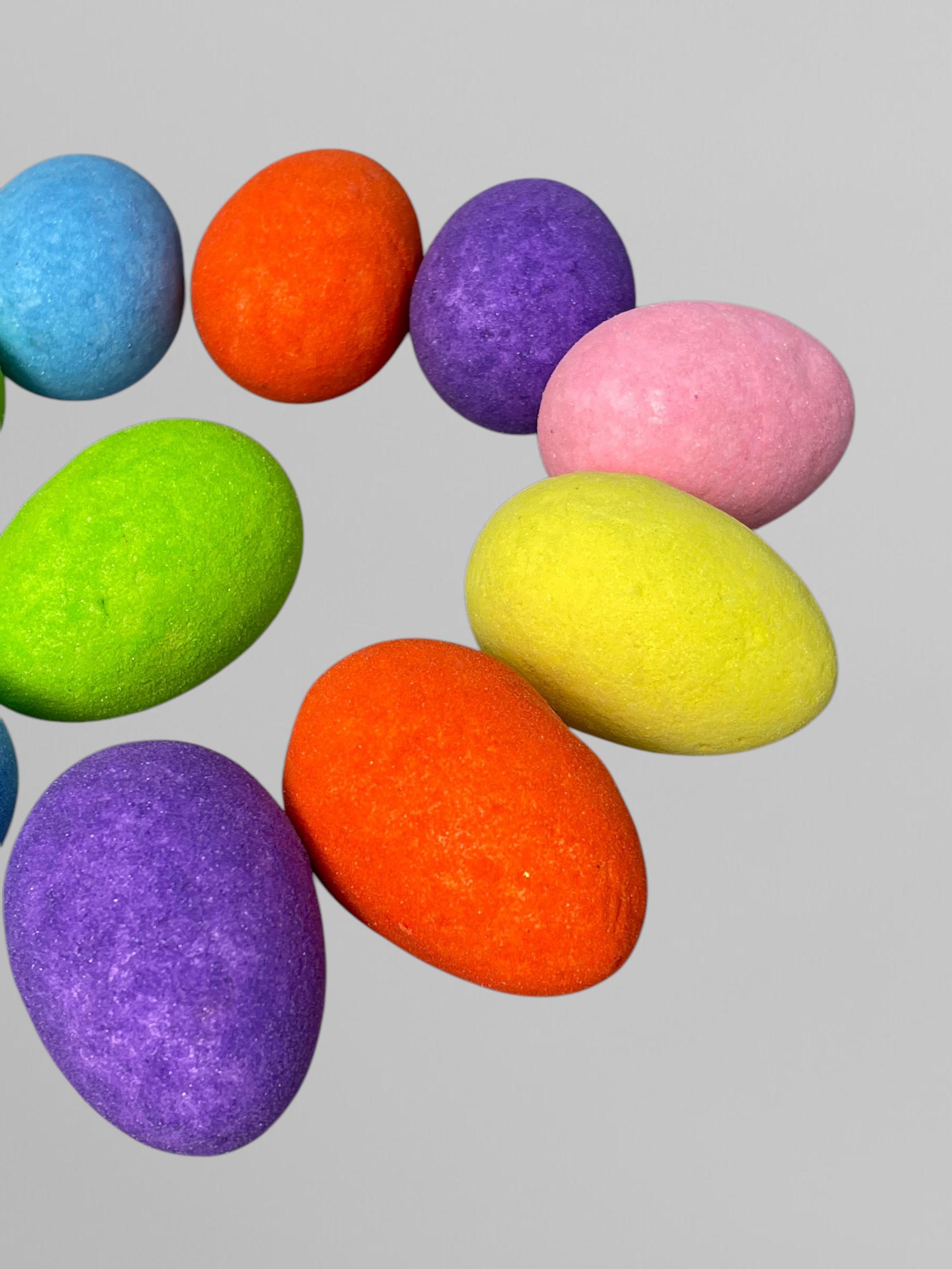 Пасхальные яйца для декора 4х6 см 12 шт. Разноцветный (С0113) - фото 5 Пасхальные яйца для декора 4х6 см 12 шт. Разноцветный (С0113) - фото 5