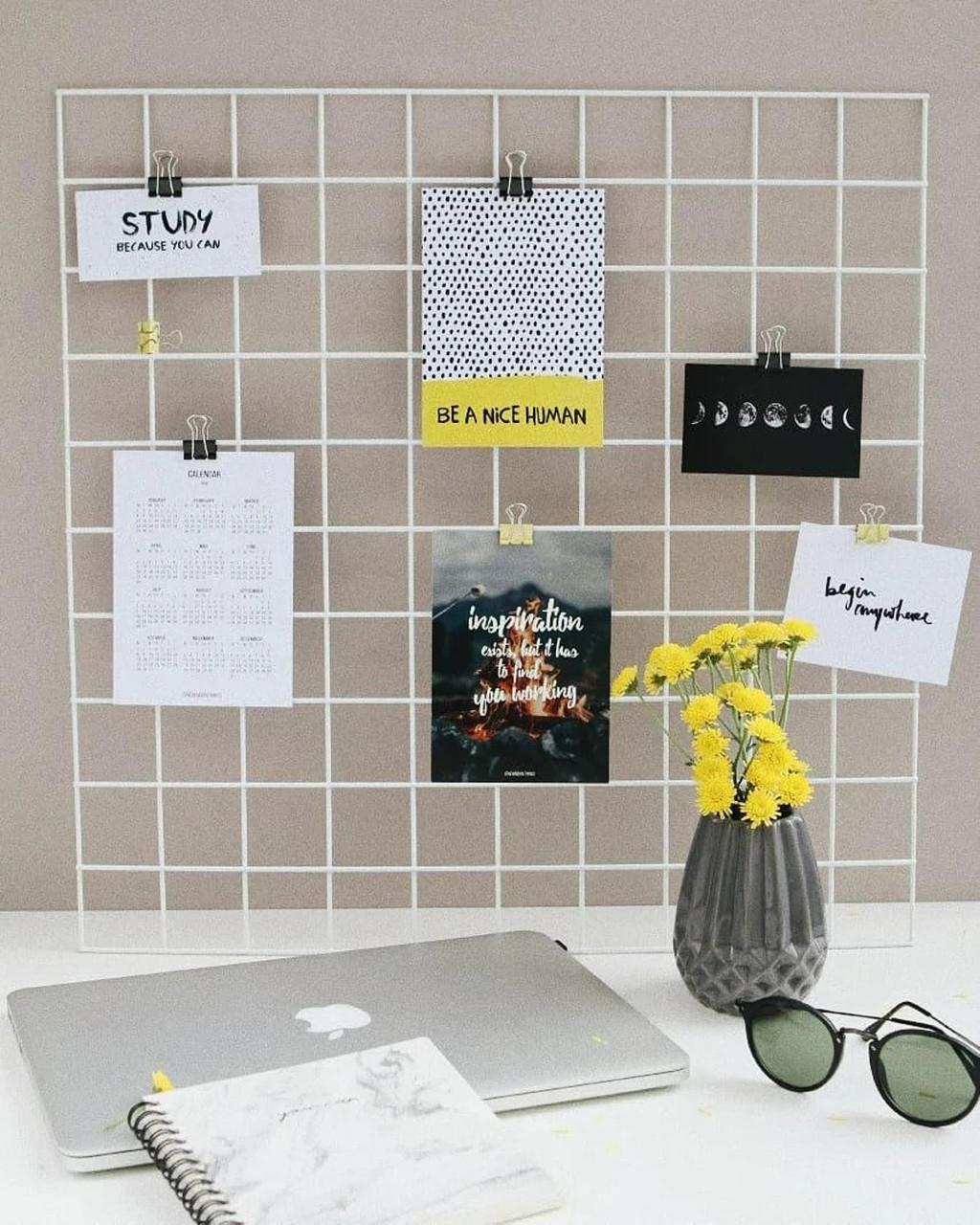 Мудборд на стену с прищепками 60х45 см (29319983) Мудборд на стену с прищепками 60х45 см (29319983)