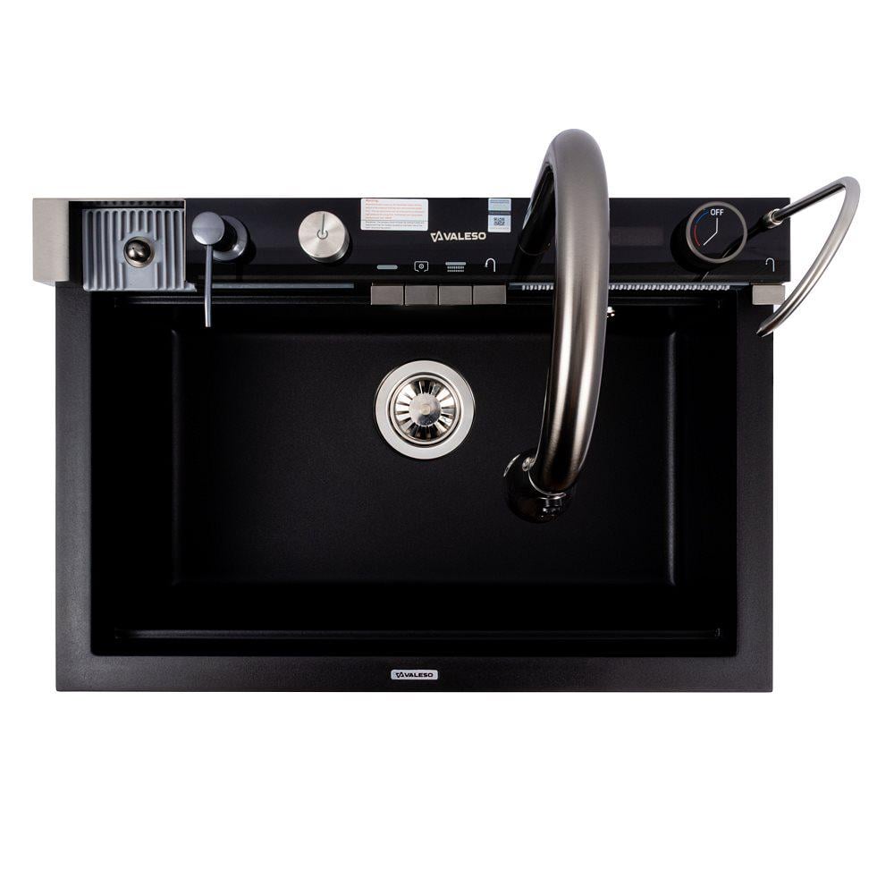 Мойка гранитная Valeso IRENA 6846 матовая Черный