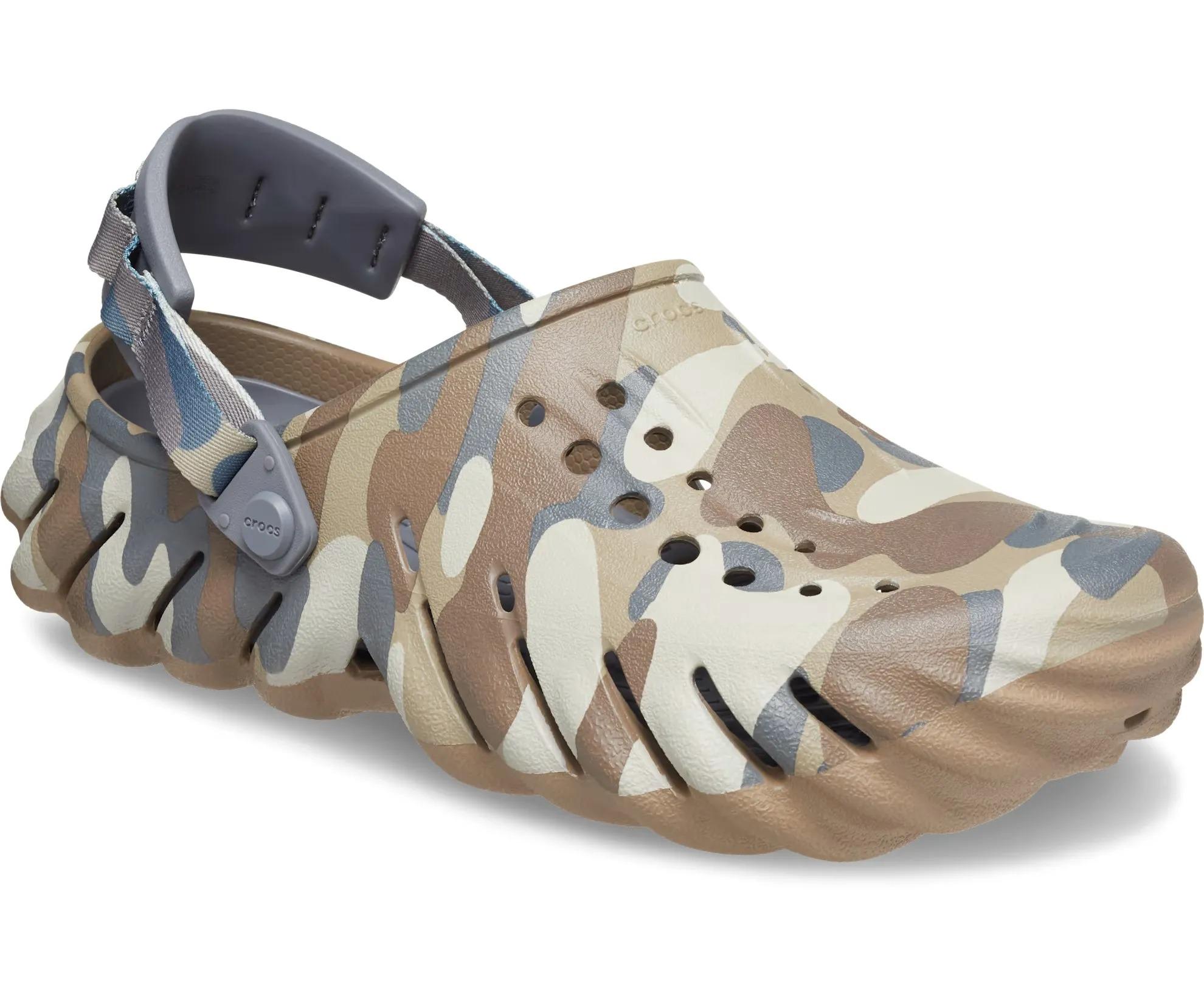 Сабо Crocs Echo Camo Redu Clog M16 р. 51/33 см Charcoal (19333185) - фото 2