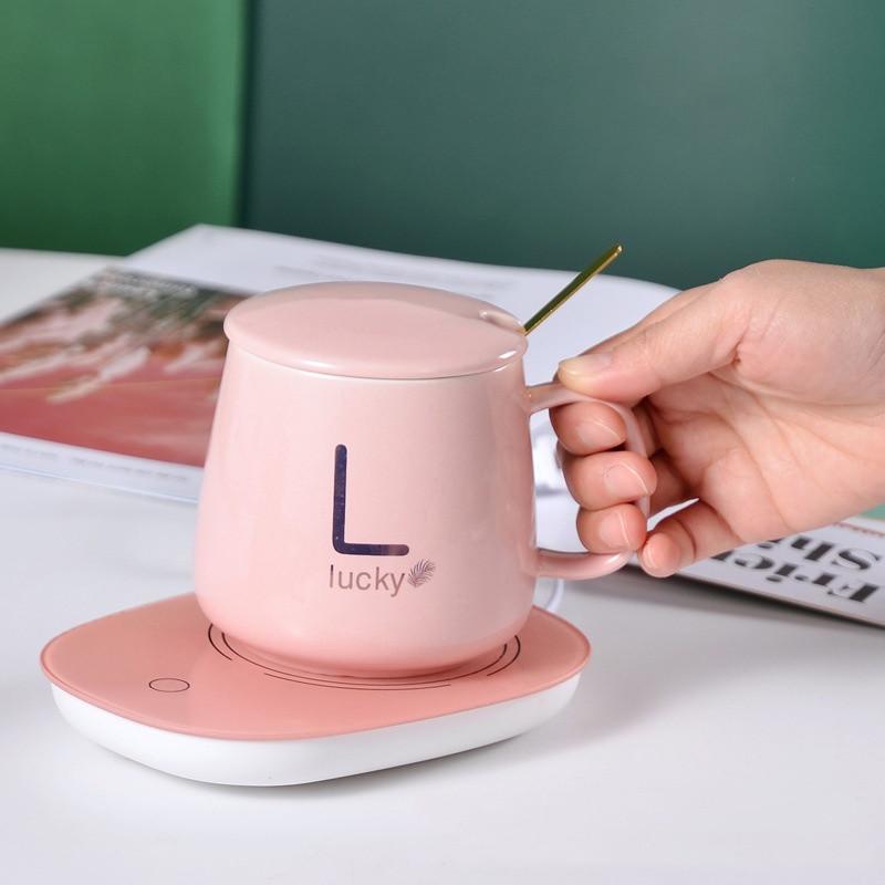 Чашка керамічна з підігрівом з підігрівом до +55 °С 350 мл Рожевий (23709795) - фото 5 Чашка керамічна з підігрівом з підігрівом до +55 °С 350 мл Рожевий (23709795) - фото 5