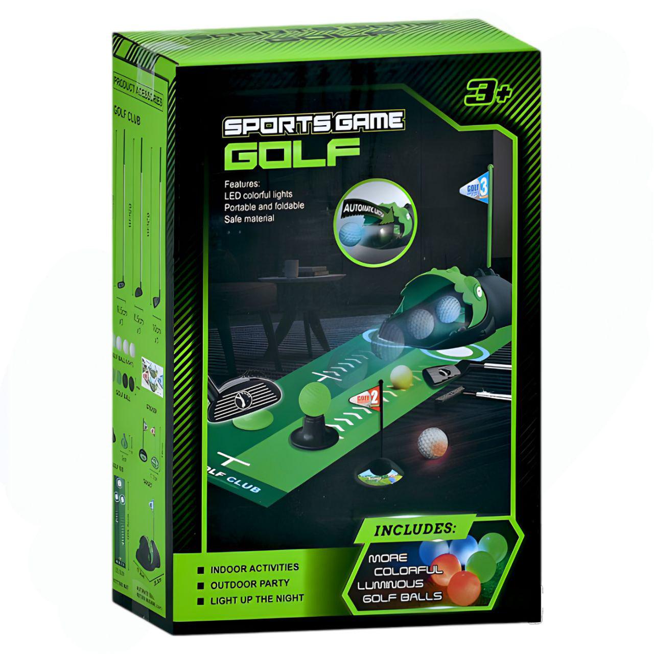 Гольф детский MR 1365: 3 телескопические клюшки/8 мячей/лунка-динозавр (27418926) - фото 3 Гольф детский MR 1365: 3 телескопические клюшки/8 мячей/лунка-динозавр (27418926) - фото 3